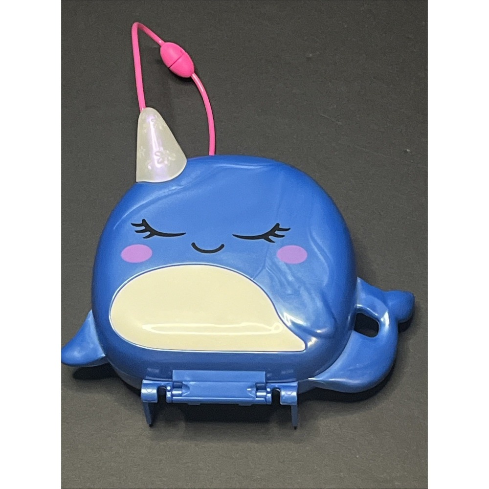 Polly Pocket Narwhal Freezing Fun Playset With Figure And Accessories